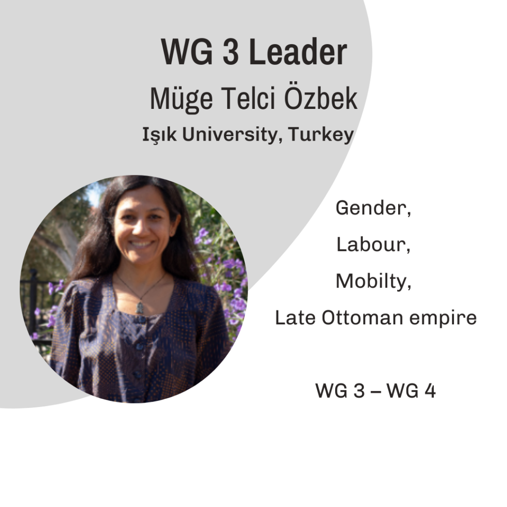 11 WG 3 Co-Leader, Müge Özbek