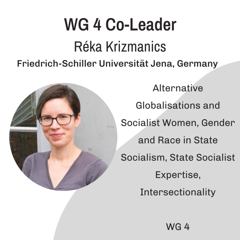 14 WG 4 Co-Leader, Réka Krizmanics